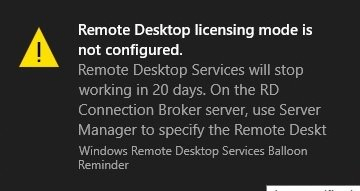 Remote Desktop License Expires