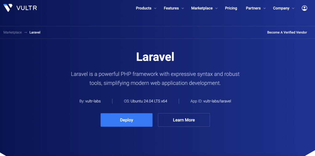 Vultr Laravel Hosting