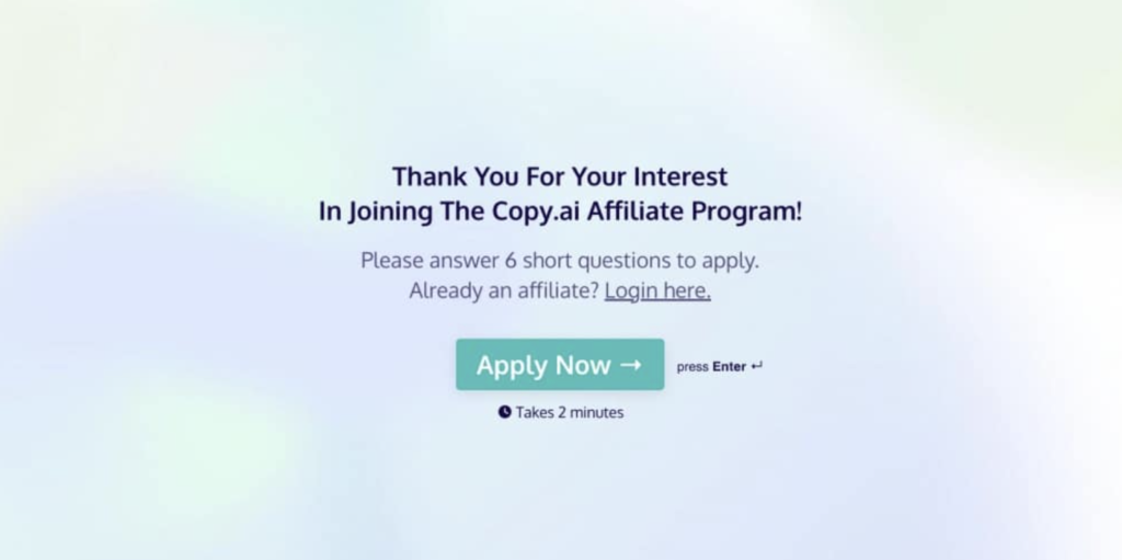 Copy.ai Affiliate Marketing