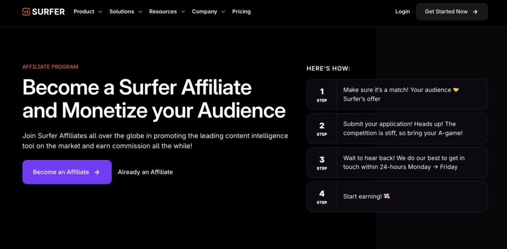 Surfer SEO Affiliate Marketing