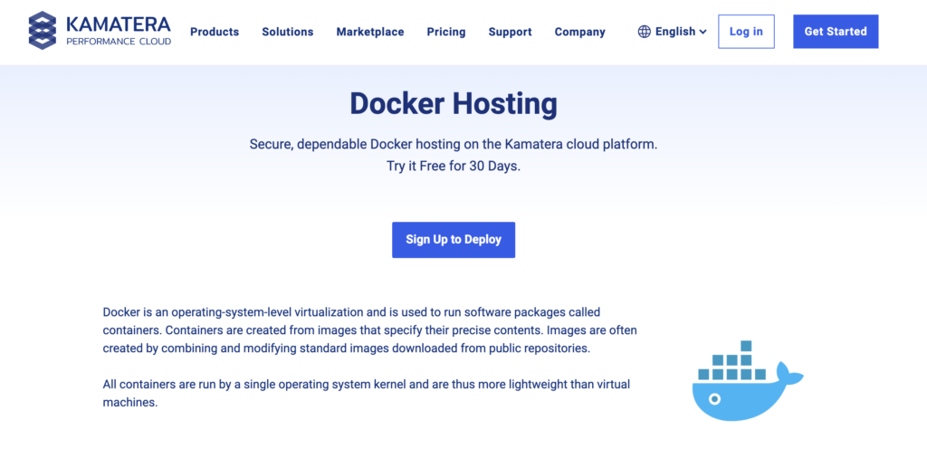 kamatera docker hosting
