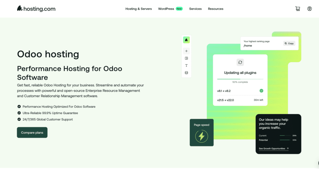 Hosting.com Odoo hosting