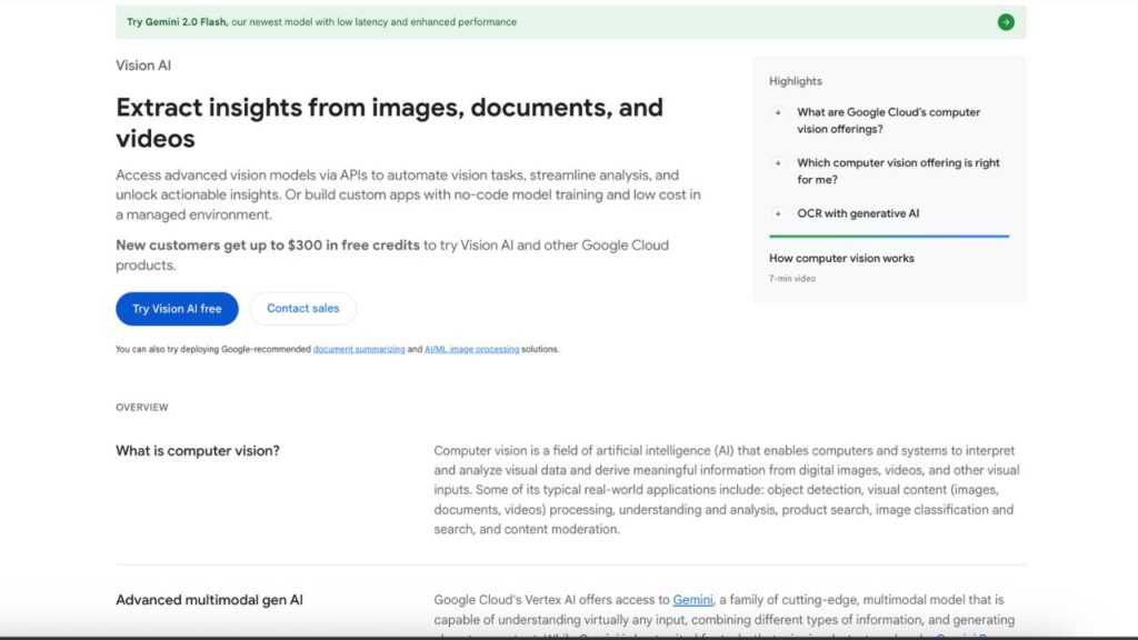 Google Cloud Vision API