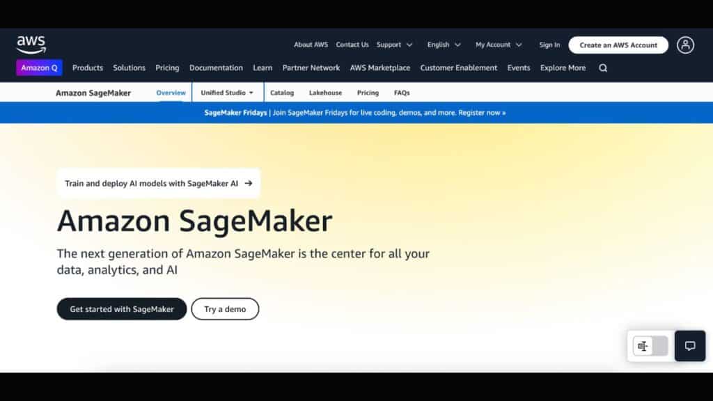 Amazon SageMaker Studio Lab