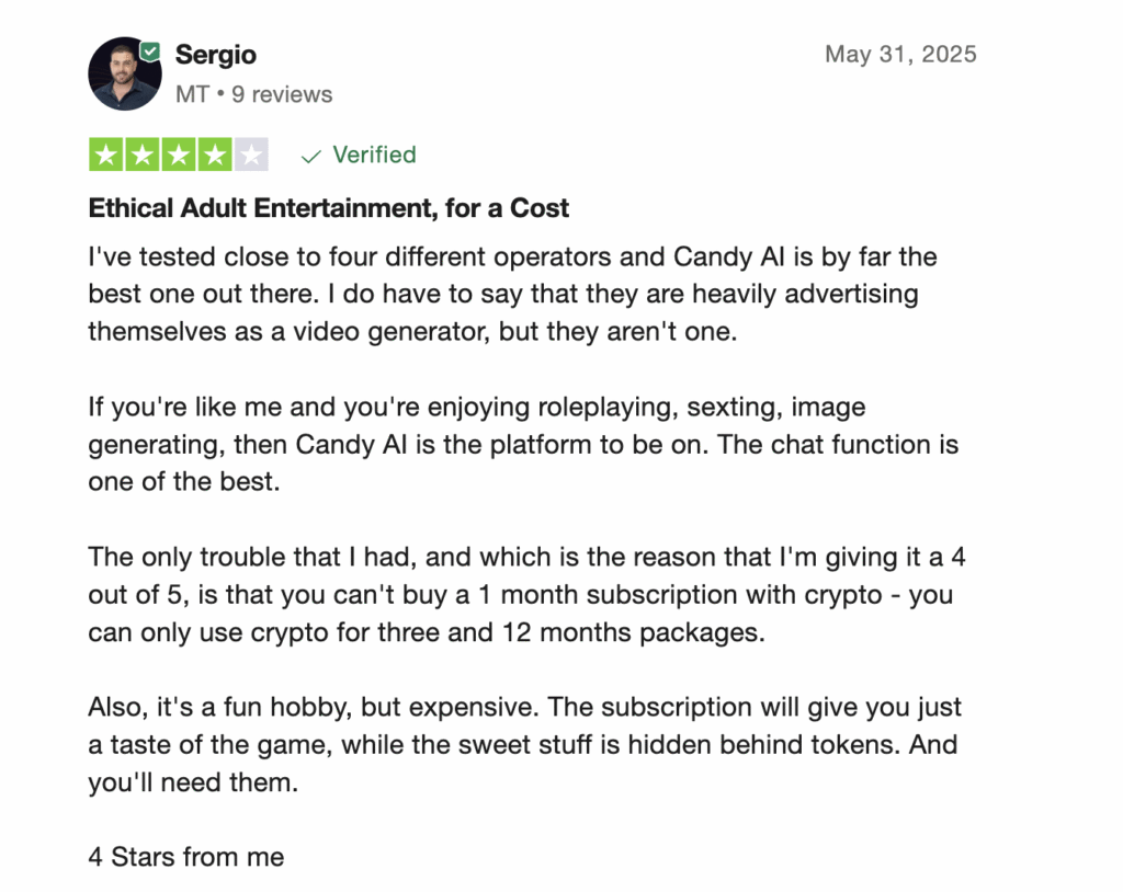 Candy Ai User Reviews