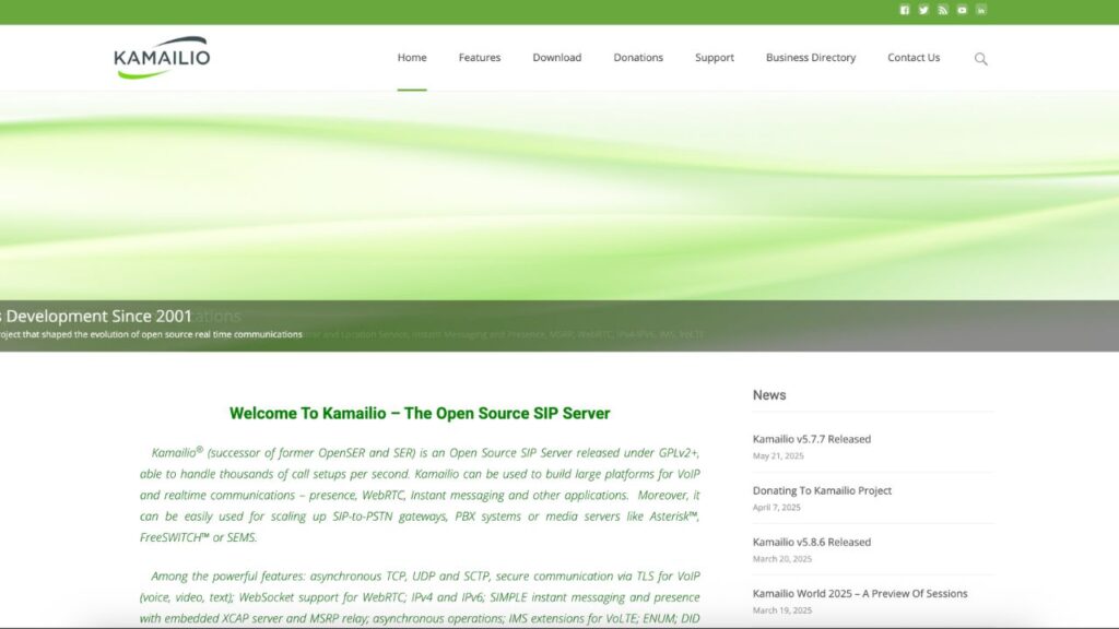 Kamailio SIP