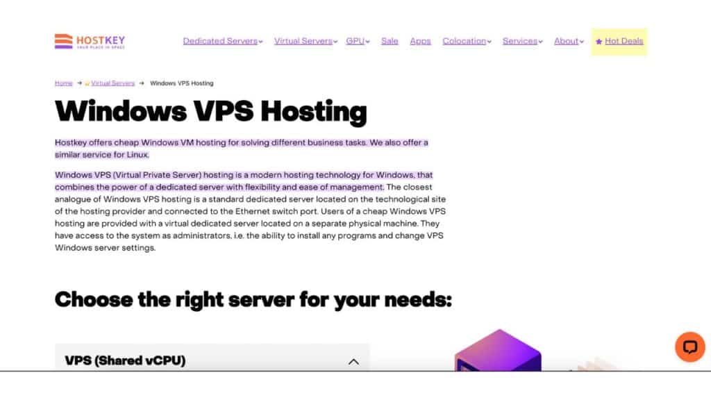 Hostkey vps
