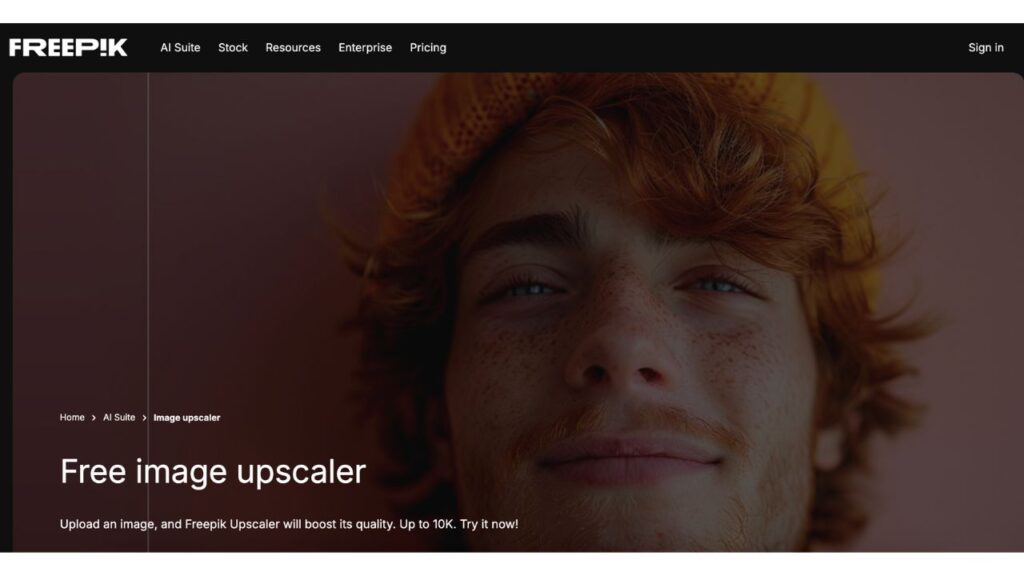 Freepik Upscaler