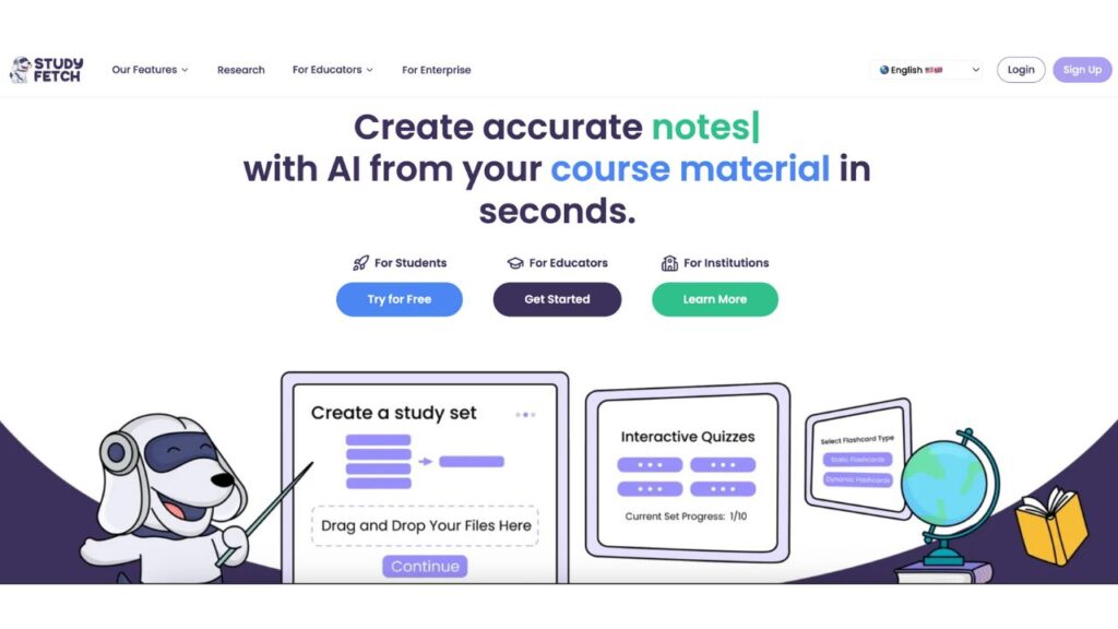 StudyFetch overview
