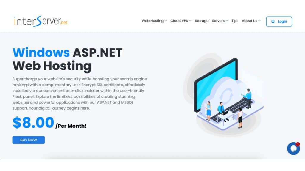 InterServer asp. net