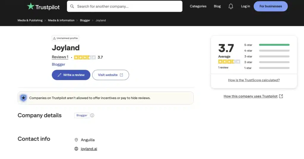 joyland ai review