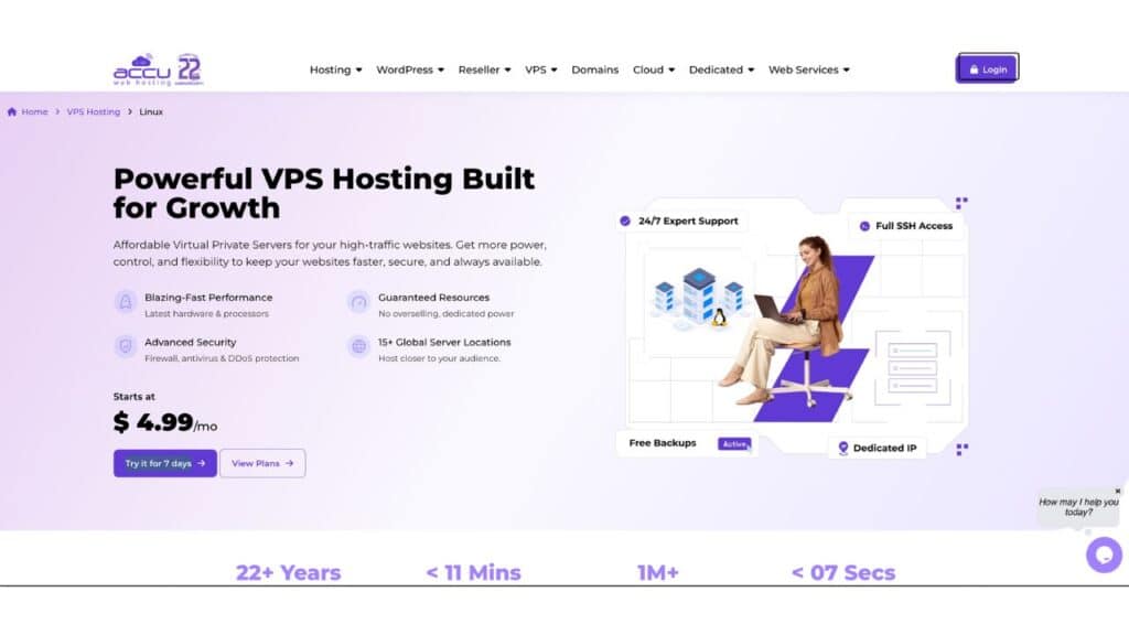 Accuwebhosting vps server