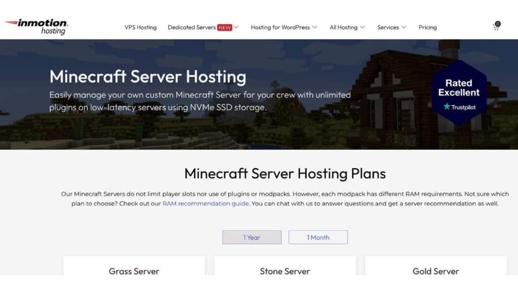 InMotionHosting minecraft