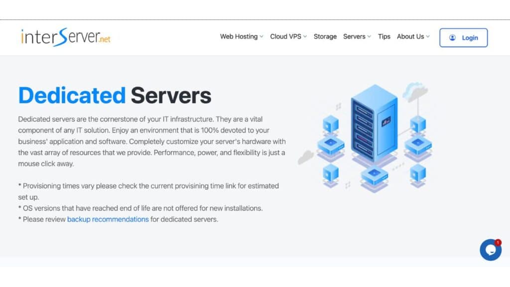 InterServer Dedicated Server